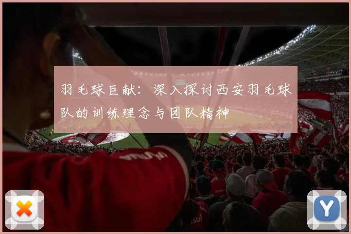 羽毛球巨献：深入探讨西安羽毛球队的训练理念与团队精神